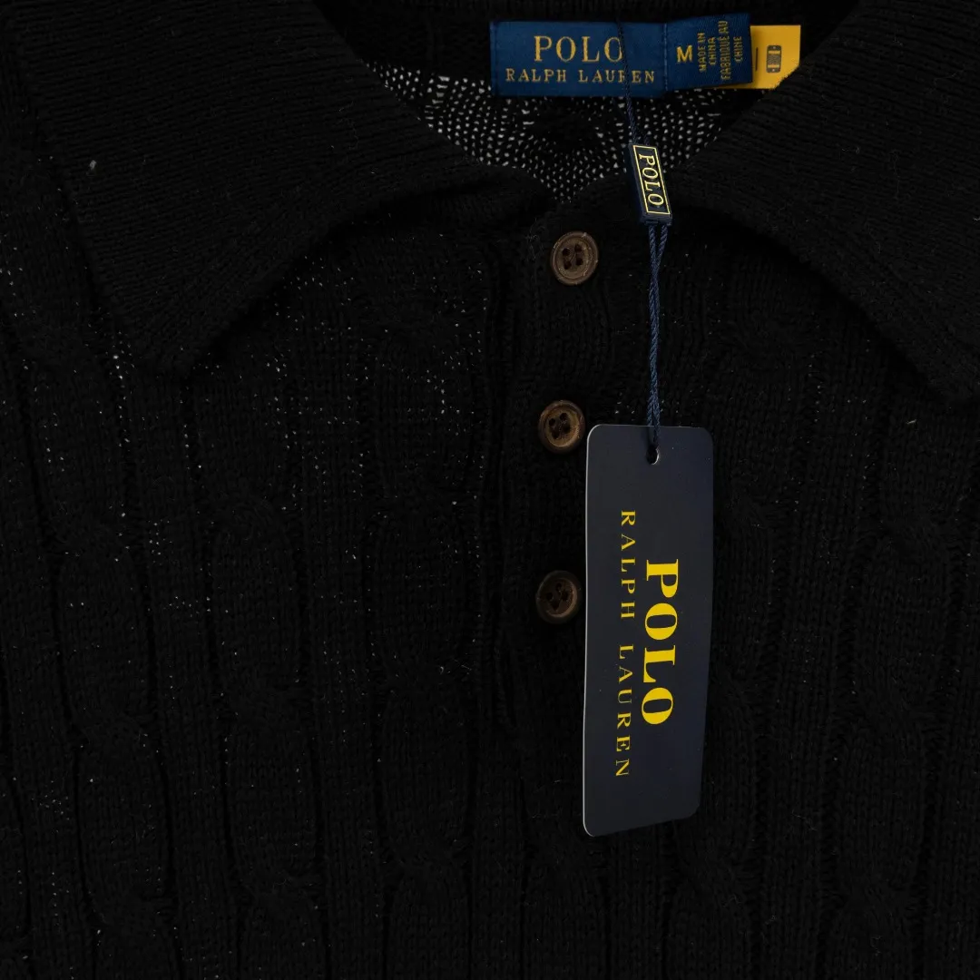 P300 top version (different currencies) You can scan the code to enter the official website Style: Ralph Lauren POLO Ralph Lauren small label embroidery knitted old money style lapel long-sleeved POLO Color: Picture color Size: S-XL Fabric: Pure cotton Accessories: Full set of customized accessories No gender distinction, same style for men and women